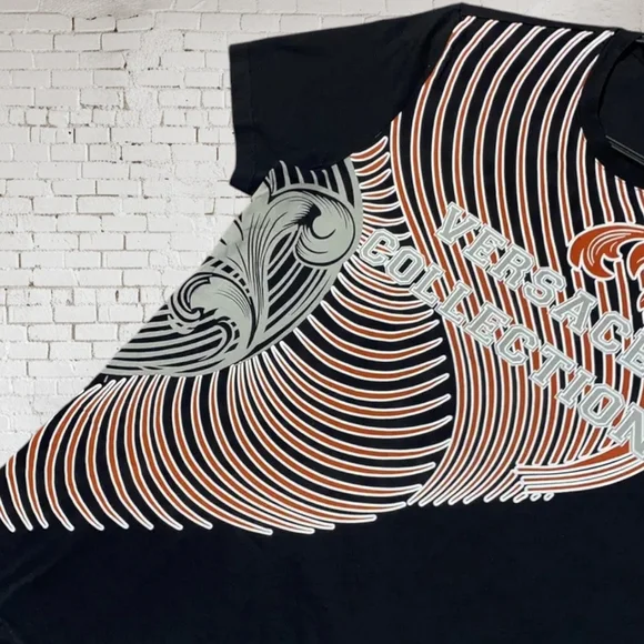 NWT Authentic VERSACE COLLECTION Graphic T-Shirt Men's Large with COA - Picture 7 of 9